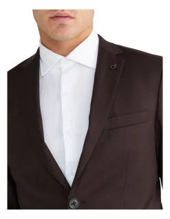 Calvin Klein X Slim Puppytooth Suit Jacket In Red 3 Calvin Klein X Slim Puppytooth Suit Jacket In Red -Calvin Klein Sales 967828330 4 720x928