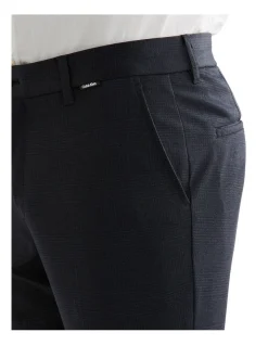 Calvin Klein X Slim Trouser Large Navy Check Knit In Navy -Calvin Klein Sales 967828780 4 720x928