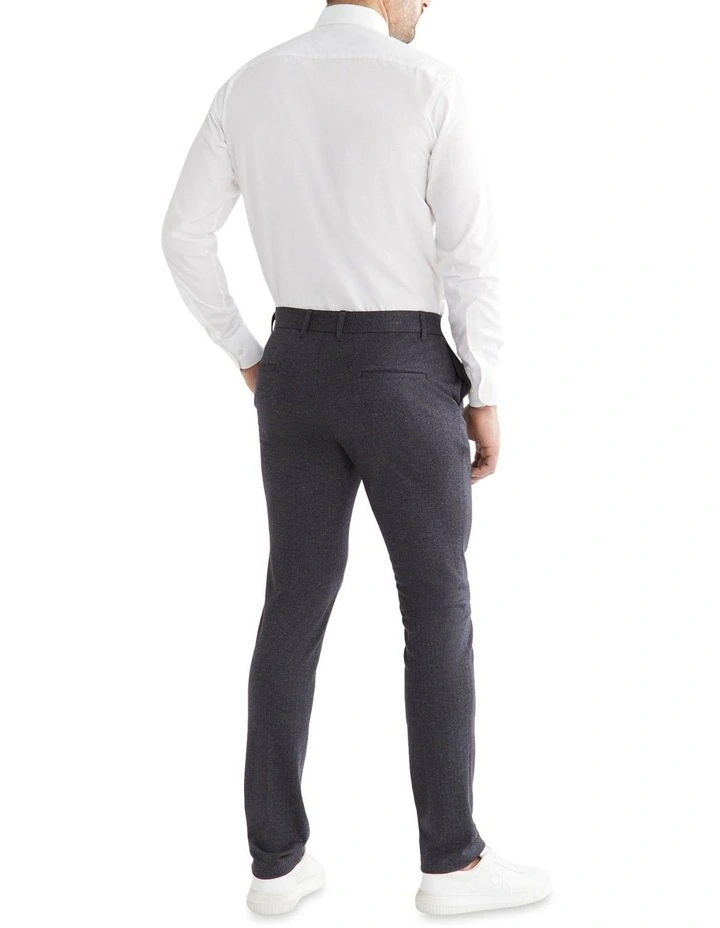 X Slim Herringbone Knit Trouser in Navy Calvin Klein X Slim Herringbone Knit Trouser In Navy -Calvin Klein Sales