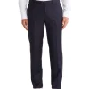 Calvin Klein Slim Suit Pinstripe Pant In Navy