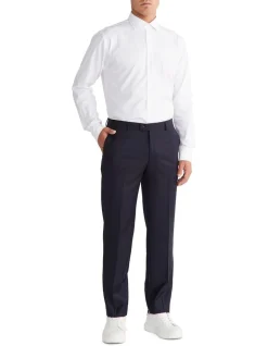 Calvin Klein Slim Suit Pinstripe Pant In Navy -Calvin Klein Sales 967829320 4 720x928