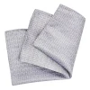 Calvin Klein Diagonal Herringbone Pocket Square In Grey