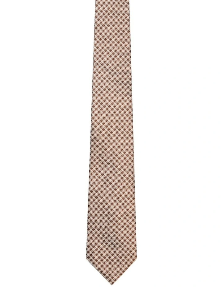 Check Tie in Brown Calvin Klein Check Tie In Brown -Calvin Klein Sales