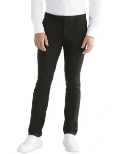 Calvin Klein Slim 2 Pleat Trouser In Black