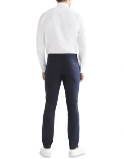 Calvin Klein Slim 2 Pleat Trouser In Navy -Calvin Klein Sales 967832650 3 720x928