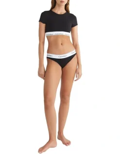 Calvin Klein Modern Cotton T-Shirt Bralette In Black 3 Calvin Klein Modern Cotton T-Shirt Bralette In Black -Calvin Klein Sales 968677300 969607810 4 720x928