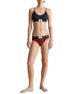 Calvin Klein 1996 Cotton Unlined Bralette In Black -Calvin Klein Sales 968677390 4 720x928