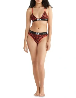 Calvin Klein 1996 Cotton Unlined Triangle In Red -Calvin Klein Sales 968677480 4 720x928