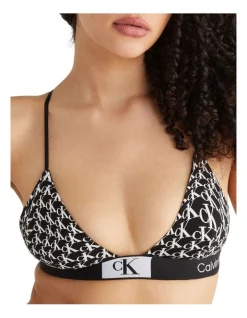 Calvin Klein 1996 Cotton Unlined Triangle In Black -Calvin Klein Sales 968677480 969608710 3 720x928