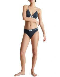 Calvin Klein 1996 Cotton Modern Thong In Black 3 Calvin Klein 1996 Cotton Modern Thong In Black -Calvin Klein Sales 968677570 4 720x928