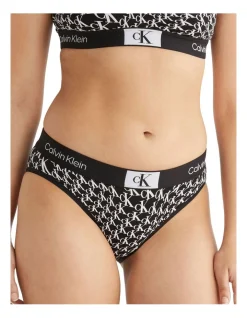 Calvin Klein 1996 Cotton Modern Bikini In Black