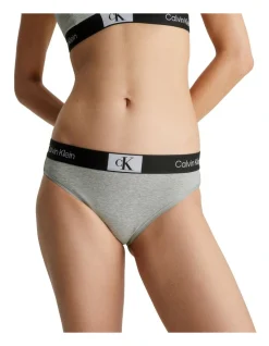 Calvin Klein 1996 Cotton Modern Bikini In Grey