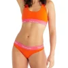 Calvin Klein This Is Love Cotton Tonal Unlined Bralette In Orange