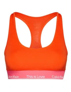 Calvin Klein This Is Love Cotton Tonal Unlined Bralette In Orange 4 Calvin Klein This Is Love Cotton Tonal Unlined Bralette In Orange -Calvin Klein Sales 968677750 969611320 5 720x928