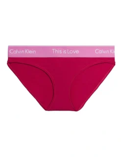 Calvin Klein This Is Love Cotton Tonal Bikini In Red -Calvin Klein Sales 968677840 969612400 5 720x928