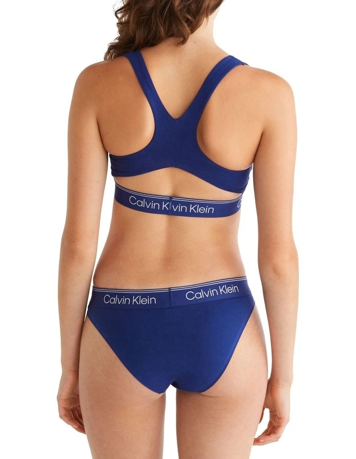 Athletic Unlined Bralette in Navy Calvin Klein Athletic Unlined Bralette In Navy -Calvin Klein Sales