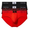 Calvin Klein 3 Pack 1996 Micro Briefs In Red Multi