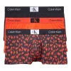 Calvin Klein 3 Pack 1996 Micro Low Rise Trunks In Red Multi