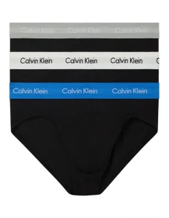 Calvin Klein Cotton Stretch Briefs 3 Pack In Multi