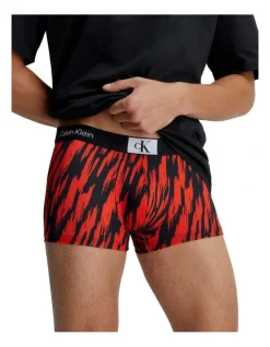 Calvin Klein 1996 Micro Low Rise Trunk In Red