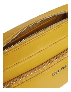 Calvin Klein Faux Leather Camera Crossbody In Gold -Calvin Klein Sales 973887220 3 720x928