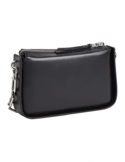 Calvin Klein Faux Leather Crossbody Bag In Black -Calvin Klein Sales 973887400 3 720x928