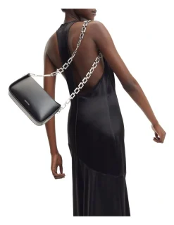 Calvin Klein Faux Leather Crossbody Bag In Black -Calvin Klein Sales 973887400 4 720x928