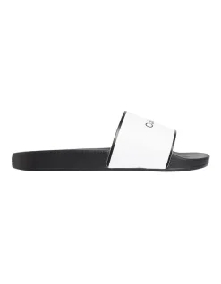 Calvin Klein Logo Slides In Black/White -Calvin Klein Sales 976531780 3 1 720x928