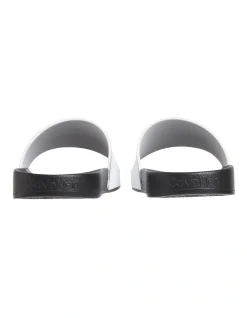 Calvin Klein Logo Slides In Black/White -Calvin Klein Sales 976531780 4 1 720x928