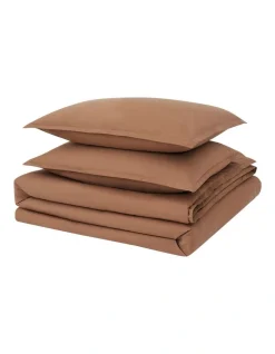 Calvin Klein CK Naturals Tencel Cotton Quilt Cover Set In Sandalwood -Calvin Klein Sales 980811550 985345660 5 720x928