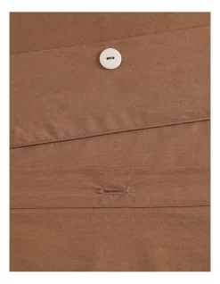 Calvin Klein CK Naturals Tencel Cotton Quilt Cover Set In Sandalwood -Calvin Klein Sales 980811550 985345660 7 720x928