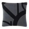 Calvin Klein Abstract Logo Cushion In Charcoal