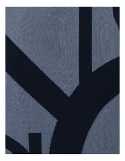 Calvin Klein Abstract Logo Cushion In Deep Sea -Calvin Klein Sales 980811730 3 720x928