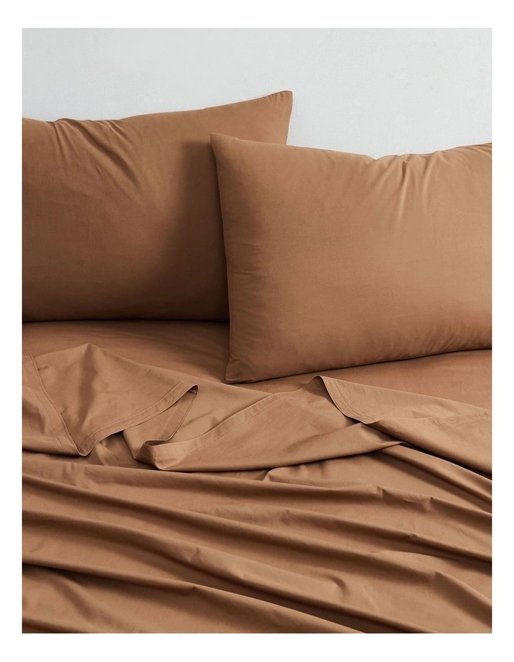 CK Naturals Tencel Cotton Sheet Set in Sandalwood Calvin Klein CK Naturals Tencel Cotton Sheet Set In Sandalwood -Calvin Klein Sales