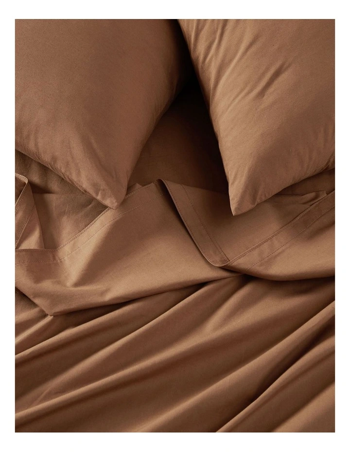 CK Naturals Tencel Cotton Sheet Set in Sandalwood Calvin Klein CK Naturals Tencel Cotton Sheet Set In Sandalwood -Calvin Klein Sales