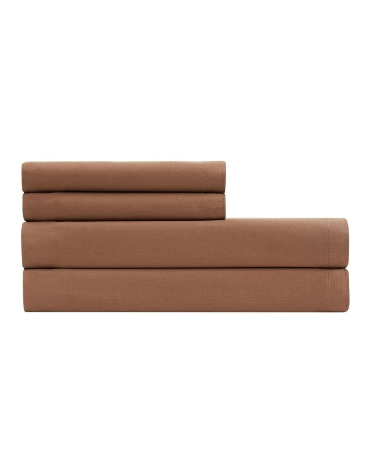 CK Naturals Tencel Cotton Sheet Set in Sandalwood Calvin Klein CK Naturals Tencel Cotton Sheet Set In Sandalwood -Calvin Klein Sales