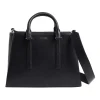 Calvin Klein Recycled Saffiano Tote Bag In Black