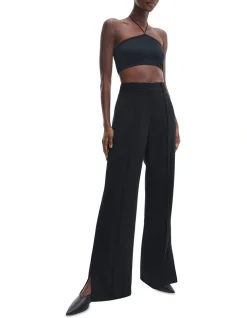 Calvin Klein Sustainable Twill Wide Pant In Black -Calvin Klein Sales 986428630 4 720x928