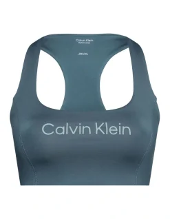 Calvin Klein Medium Support Sports Bra In Grey -Calvin Klein Sales 989127460 3 720x928