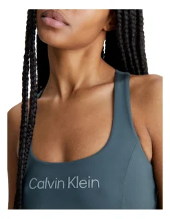 Calvin Klein Medium Support Sports Bra In Grey -Calvin Klein Sales 989127460 5 720x928