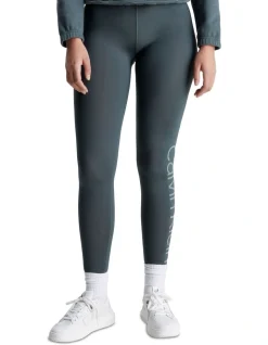 Calvin Klein Full Length Tight In Grey