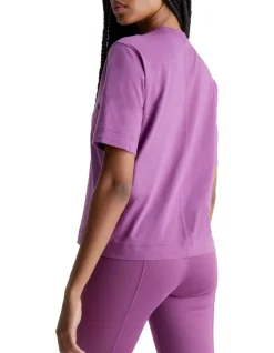 Calvin Klein Relaxed Fit Tee In Purple -Calvin Klein Sales 989128000 4 720x928