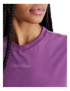 Calvin Klein Relaxed Fit Tee In Purple -Calvin Klein Sales 989128000 5 720x928