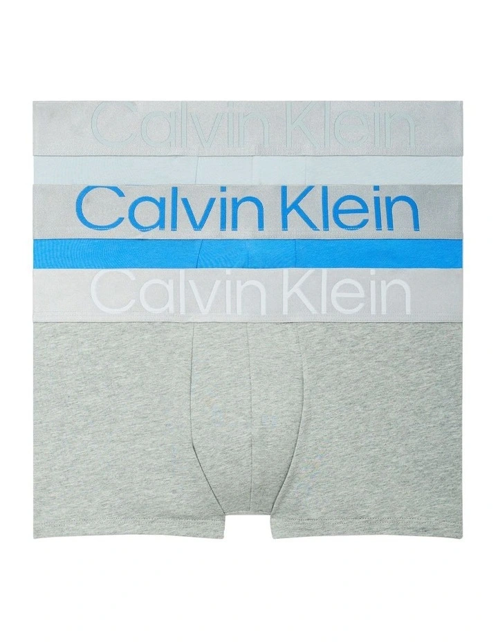Reconsidered Steel Cotton Trunks 3 Pack in Multi Calvin Klein Reconsidered Steel Cotton Trunks 3 Pack In Multi -Calvin Klein Sales