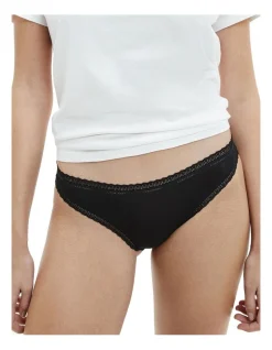 Calvin Klein Bottom's Up Refresh Bikini In Black
