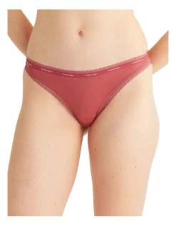 Calvin Klein Bottom's Up Refresh Bikini In Pink