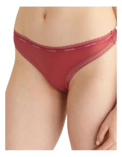 Calvin Klein Bottom's Up Refresh Thong In Pink -Calvin Klein Sales 991765900 3 720x928