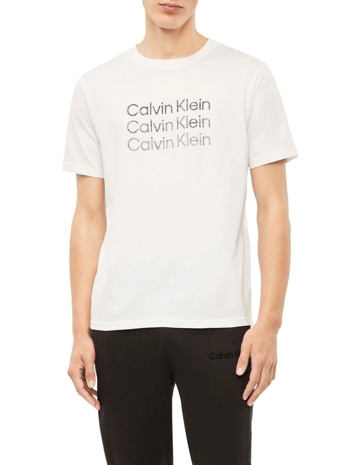 Graphic Tee in Bright White Calvin Klein Graphic Tee In Bright White -Calvin Klein Sales