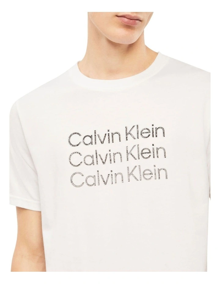 Graphic Tee in Bright White Calvin Klein Graphic Tee In Bright White -Calvin Klein Sales