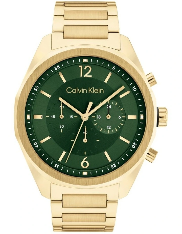 Force Stainless Steel Watch in Green Calvin Klein Force Stainless Steel Watch In Green -Calvin Klein Sales